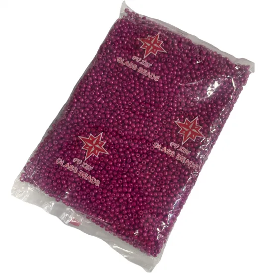 Χάντρες Ροκάι Φούξια 6/0 3.5-4mm 500gr