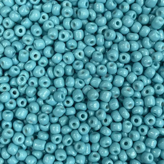 Χάντρες Ροκάι Τιρκουάζ 6/0 3.5-4mm 500gr