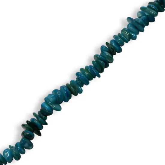 Τσίπς φίλντισι  τιρκουάζ  5*8mm