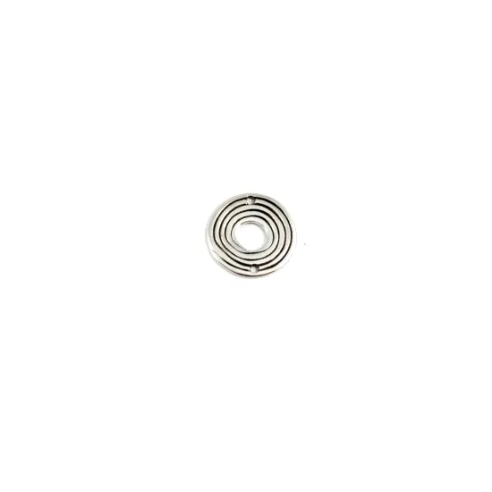 Μεταλλικός Κρίκος  6τμχ   Ασημί Αντικέ 3 * 3 cm