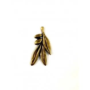 μεταλλικό κλαδί ελιάς 3.7*2.4cm