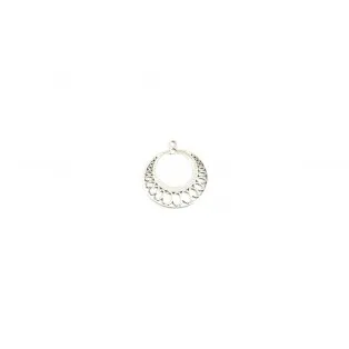 Μεταλλικό μοτίφ δαντέλα 2,7*2,8cm-8τμχ/ME013