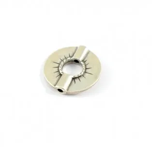 Μεταλλικός κρίκος διαμπερές 2,9cm/mka022