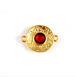 Μεταλλικό μοτίφ με σμάλτο 2*1,5cm-10τμχ/mx039