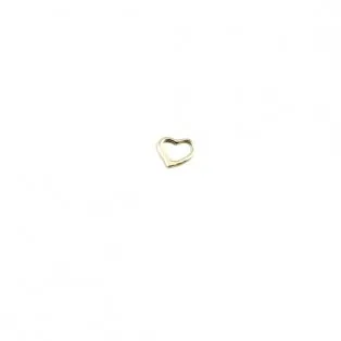 Μεταλλική καρδιά  12τμχ  2*1cm mm007