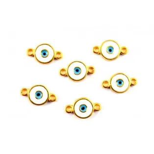 Μεταλλικό ματάκι 1,5*0,8cm-12τμχ/ym104