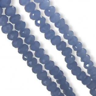 Κρυσταλλάκια 8 m.m Σιέλ  40cm 2x72-144 τεμ