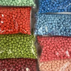Γυάλινα Χαντράκια 4mm για Κέντημα & Χειροποίητα Κοσμήματα