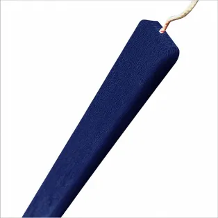 Αρωματική navy λαμπάδα ξυστή πλακέ 30cm